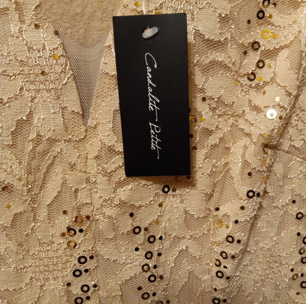 Candalite Petite Lace Gown